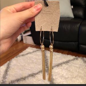 New urban outfitters gold earrings